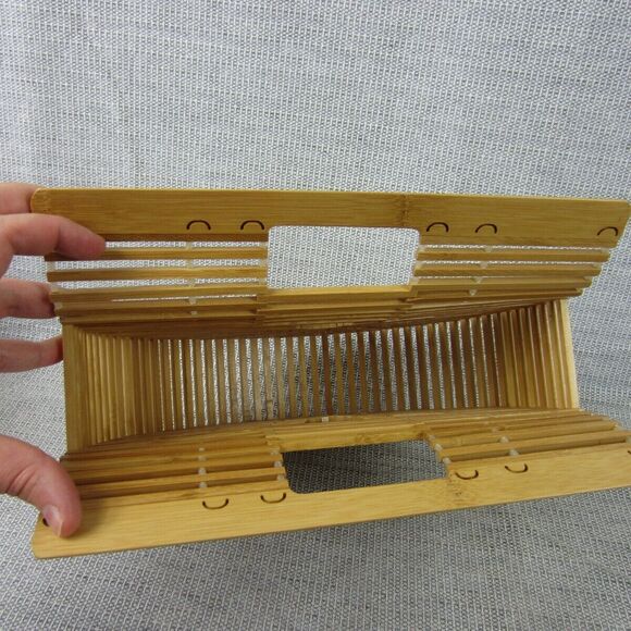 Bamboo Handbag Women Boho Summer Beach Vacation Wood Bag Purse Bohemian Ark Cage - Picture 6 of 10